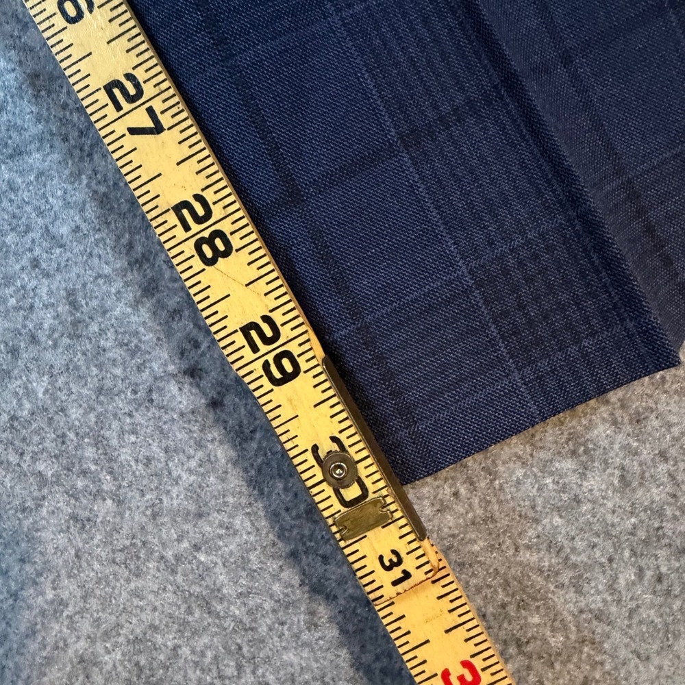 Tommy Hilfiger THFlex Tate-TH Blue Plaid Dress Pants Mens 34W x 30L TTEAPH6A0382 - Picture 7 of 9